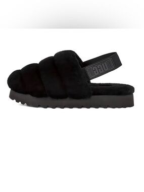 Ugg ‘Super Fluff’ Slingback Slippers